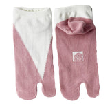 Tabi Socks Kasane Irome Pink and White