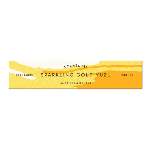 Nippon Kodo Scentsual Incense Sparkling Gold Yuzu 30 Sticks