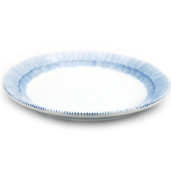 Small Plate Kyotokusa Blue