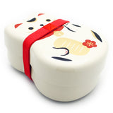 Lunch Box Manekineko White