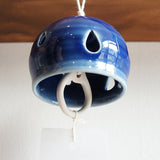 Creamic Wind Chime Setoyaki Blue S