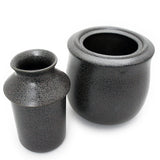 Sake Pot Shukanki Kurokesyo Nonbei Large 2pcs Set