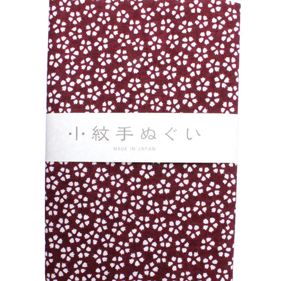 Tenugui Towel Komon Small Sakura Azukiiro
