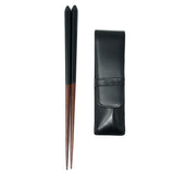 Chopsticks Leather Case Black