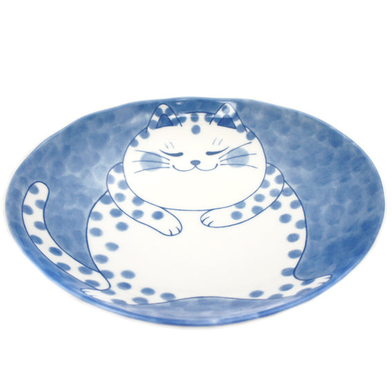 Medium Oval Plate Cat Buchi