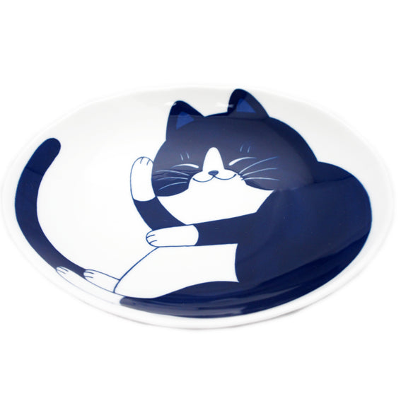 Medium Oval Plate Cat Hachiware