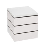 Jubako 3-Tier White 15cm