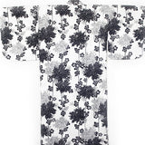 Yukata Robe for Women White Chrysanthemum