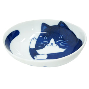 Oval Bowl Cat Hachiware