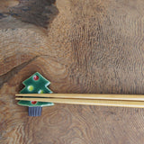 Chopstick Rest Christmas Tree