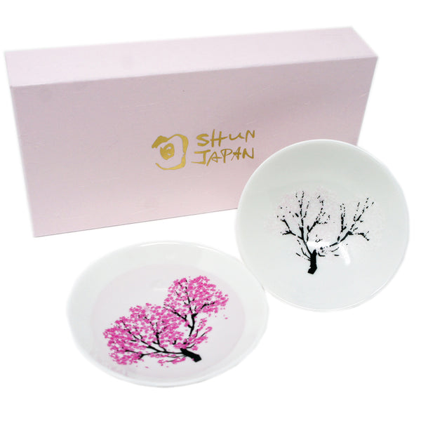 Sake Cups 2pair Sakura Reikan