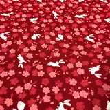 Cloth Rabbit and Sakura Red