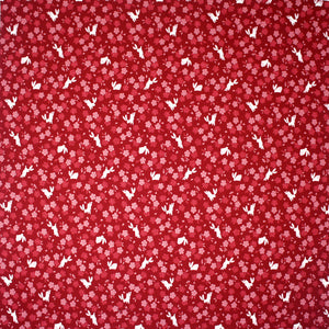 Cloth Rabbit and Sakura Red