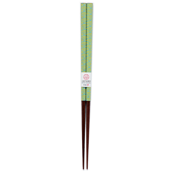 Chopsticks Japanese Modern Wave Yellow 23cm