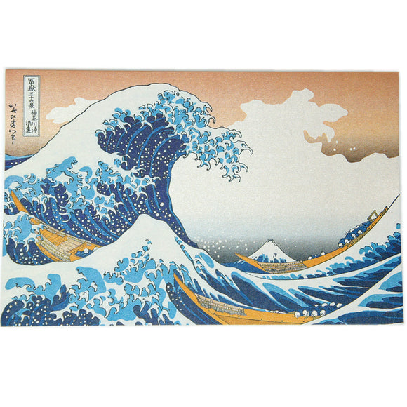 Greetiing Card Hokusai Kanagawaoki