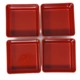 4pcs Inner Boxes For 15 cm Jubako Red