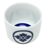 Sake Cup Family Crest Marunihanabishi