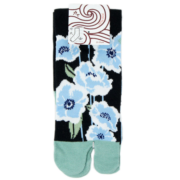 Tabi Socks Amejima Tsubaki Black