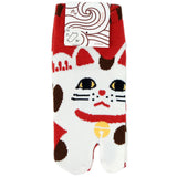 Tabi Socks Red Manekineko