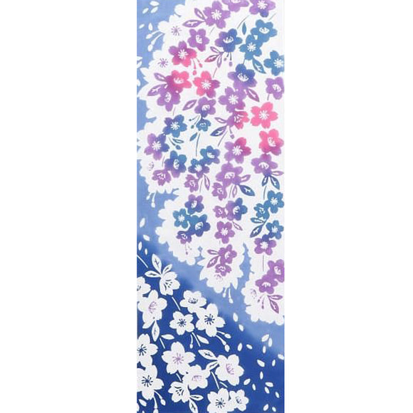 Chusen Tenugui Towel Sakura Purple