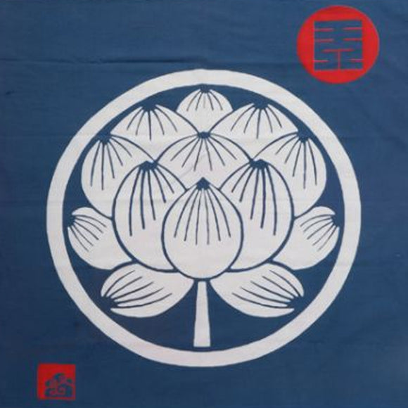 Furoshiki Lotus Navy