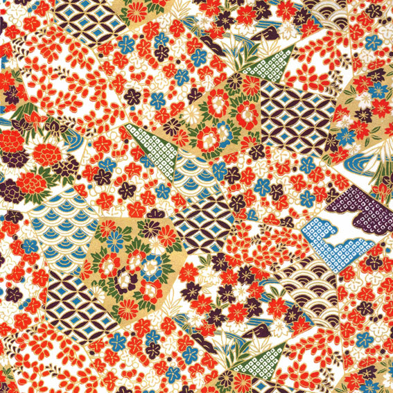 Yuzen Metallic Shippo Patchwork