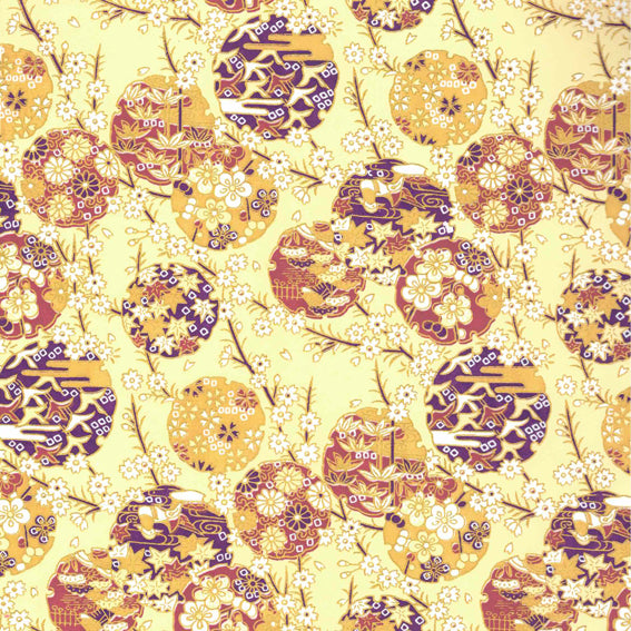 Yuzen Circle Flower Green