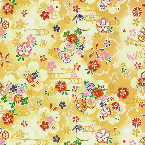 Yuzen Taiko flower Yellow
