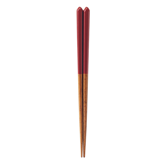 Chopsticks Half Red 18cm