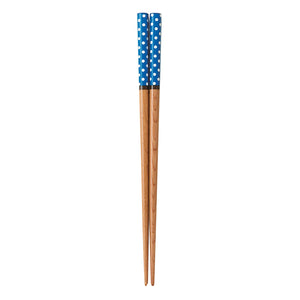 Chopsticks Dot Jam Blue 18cm