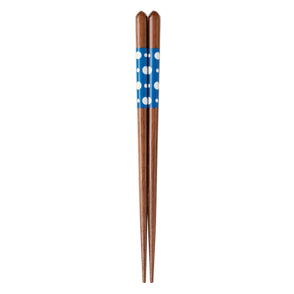 Chopsticks Polka Dot Blue 16.5cm