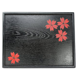 Wooden Tray Sakura Nunobari 29 x 30 cm