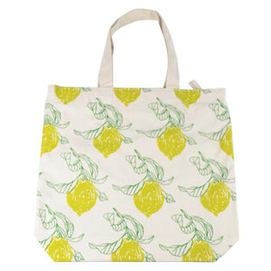 Zip Tote Bag Lemon Harvest