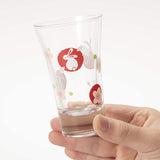Glass Sake Cup Marumon Rabbit & Sakura