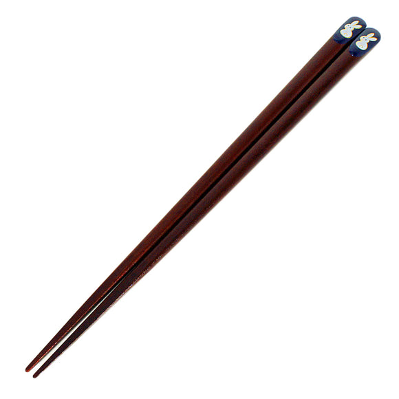 Chopsticks Eto Usagi Rabbit Blue 23cm