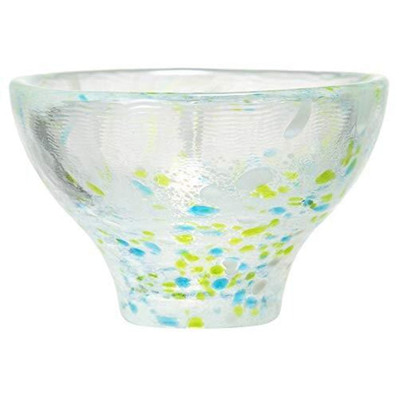 Glass Sake Cup Shinryoku