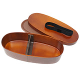 Lunch Box Slim Magewappa Light Brown 1 Tier