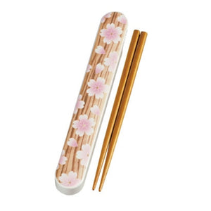 Chopsticks & Case Set Sakura Mokume Pink