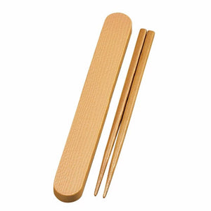 Chopsticks & Case Set Wappa Beige