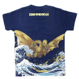 Kid's T-shirts Godzilla King Ghidorah Navy