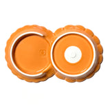Kowake Plate Kiku Orange Hasami