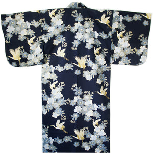 Yukata Robe for Women Sakura and Crane