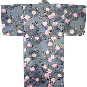 Yukata Robe for Women Sakura on Cloud Pattern