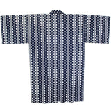 Yukata Robe for Men Chain Pattern