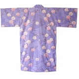 Yukata Robe for Women Sakura Komon Purple